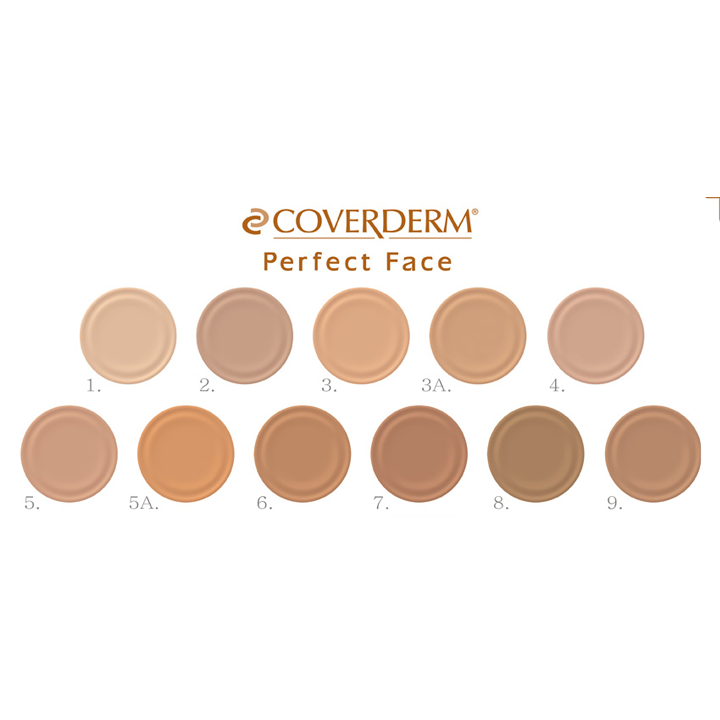Coverderm Perfect Face kleuren
