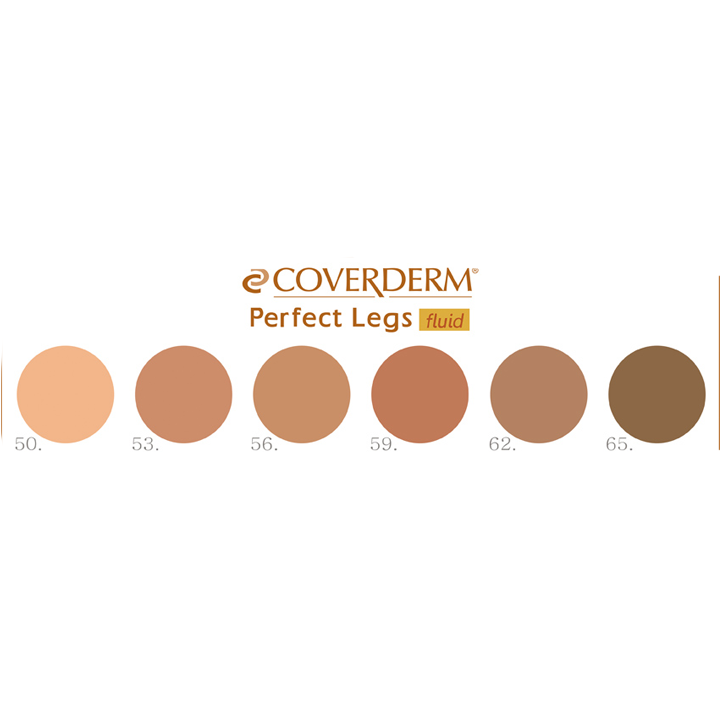 Coverderm Perfect Legs Fluid kleuren