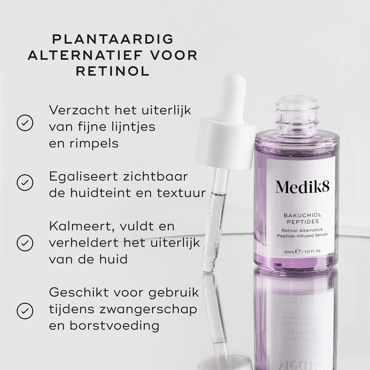 Medik8 Bakuchiol Peptides 30ml voordelen