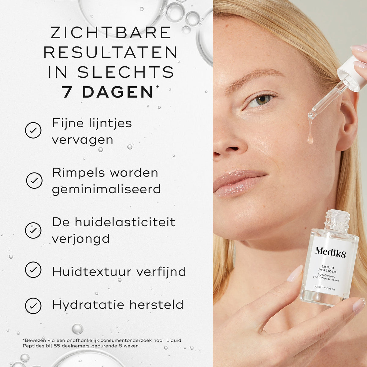 Medik8 Liquid Peptides 30ml voordelen