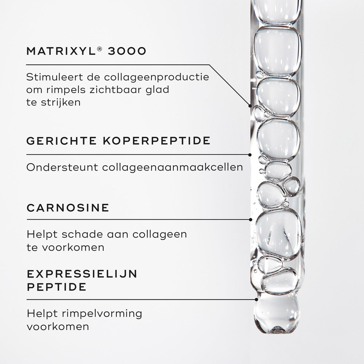 Medik8 Liquid Peptides 30ml belangrijkste ingrediënten