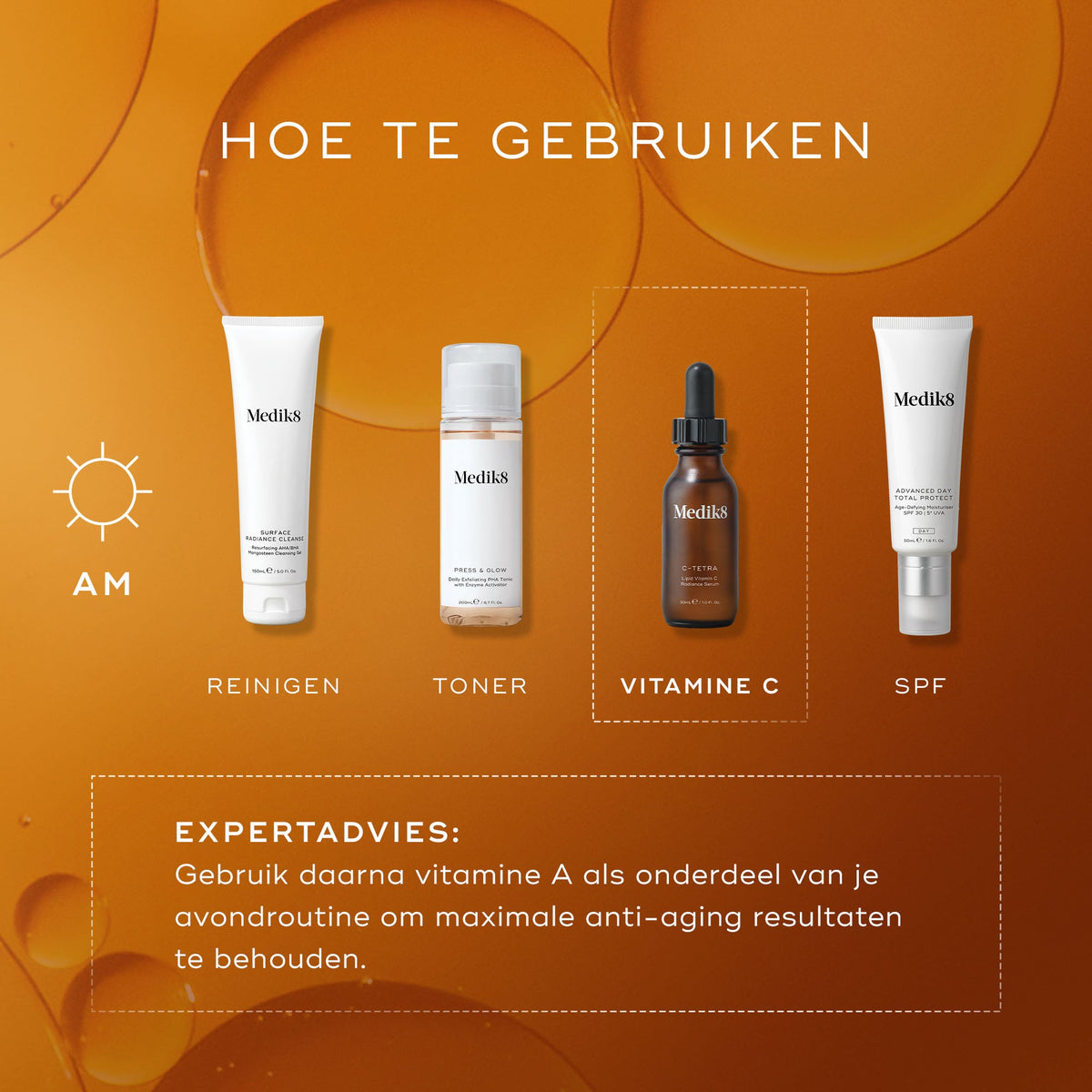 Medik8 C-Tetra 30ml layering-gids