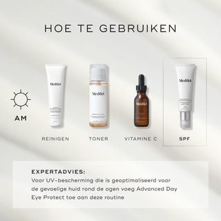 Medik8 Advanced Day Ultimate Protect SPF 50+ 50ml layering-gids