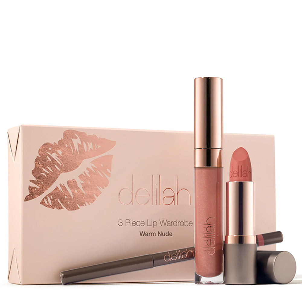 Delilah Cosmetics | Warm Nude Lip Wardrobe