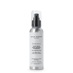 Acca Kappa Natural Deodorant Spray - White Moss 125 ml