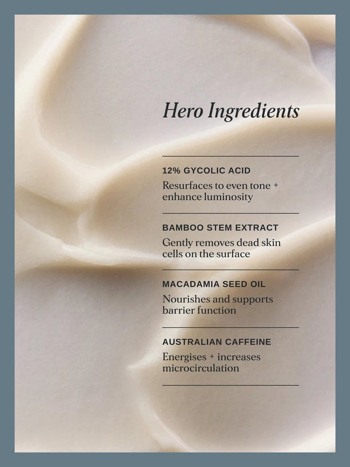 Alpha-H Smoothing AHA Scrub structuur