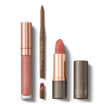 Delilah Warm Nude Lip Wardrobe lipstick, liner en gloss