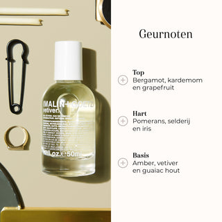 Eau de Parfum - Vetiver geurnoten