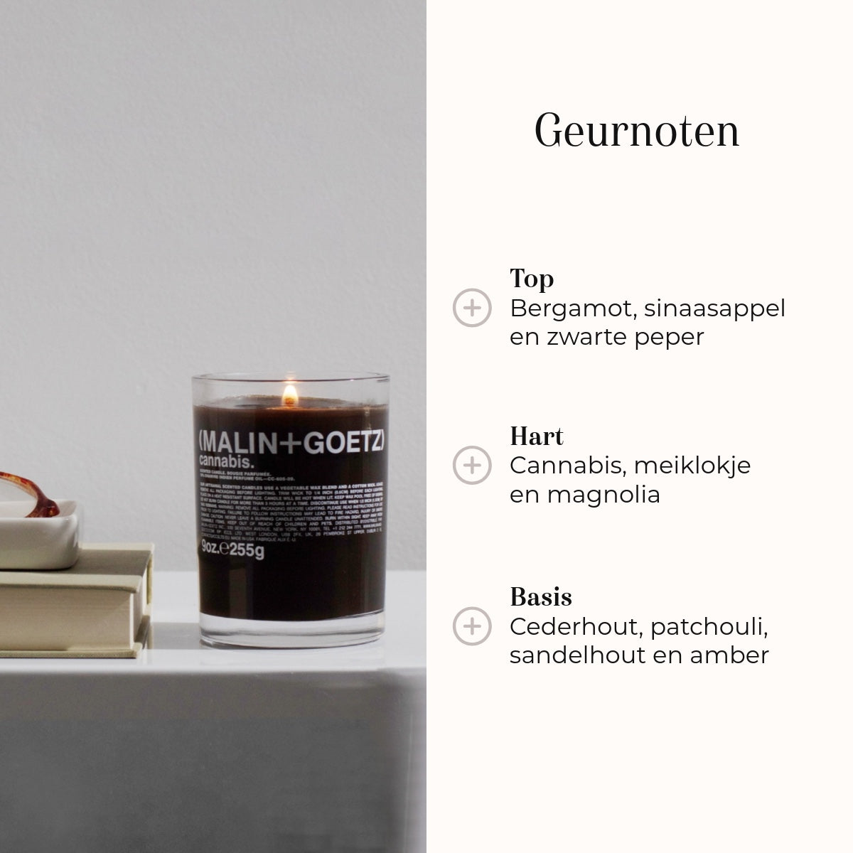 Geurkaars - Cannabis geurnoten