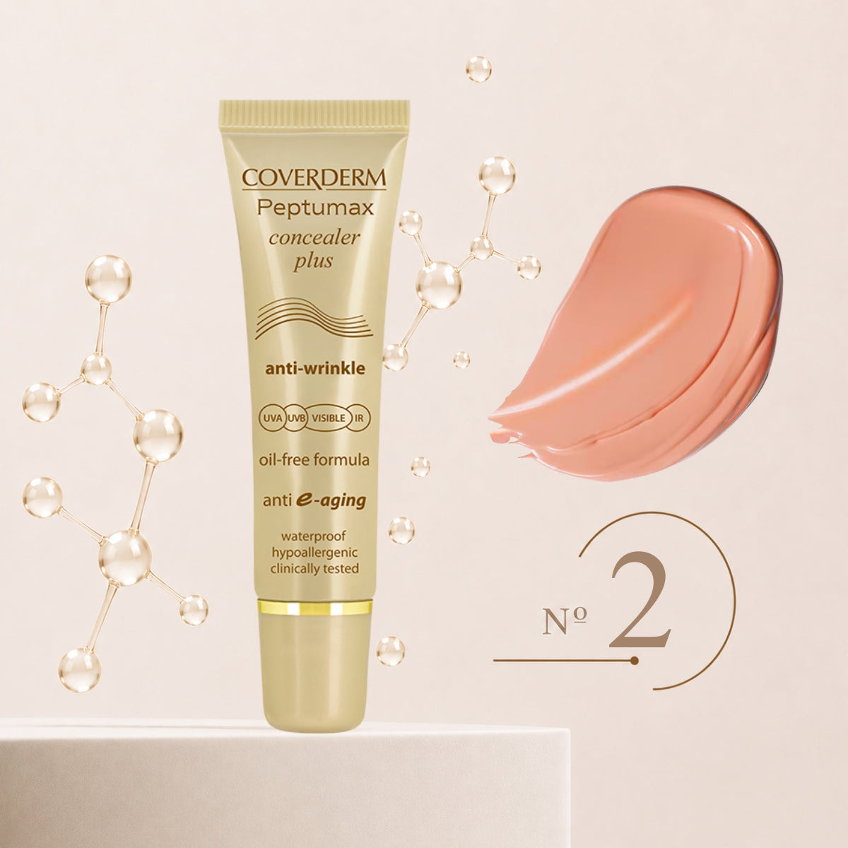 Coverderm Peptumax Concealer Plus SPF50 Peptumax 2 verpakking