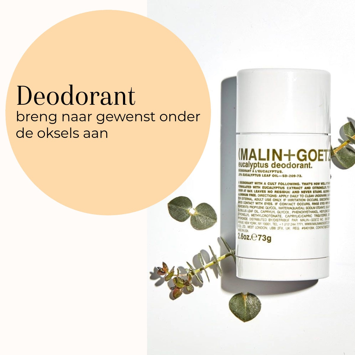 Eucalyptus Deodorant gebruik