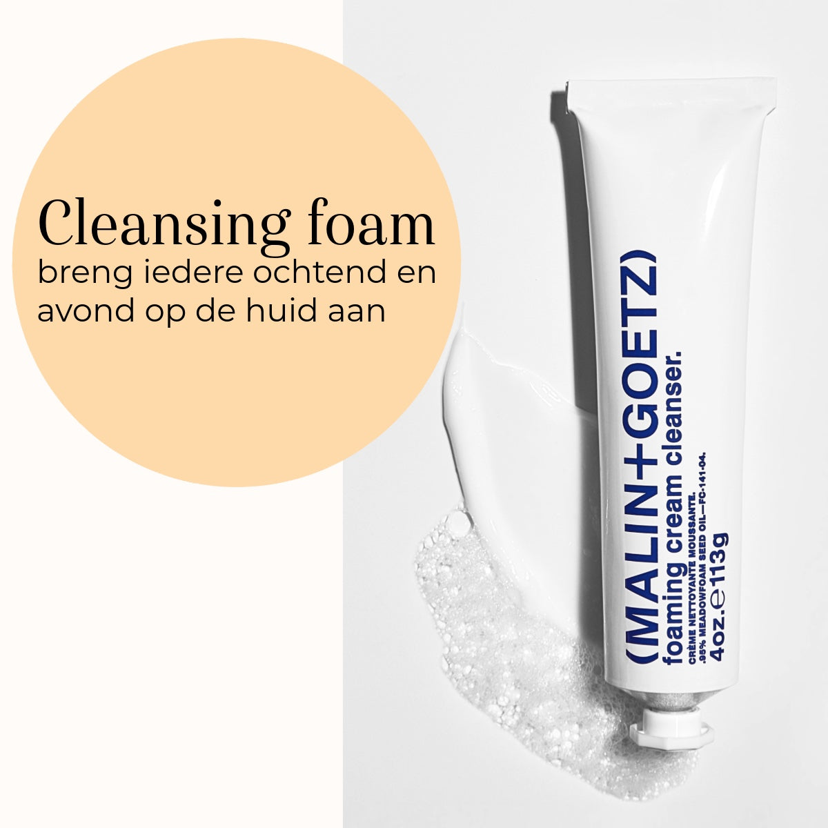 Foaming Cream Cleanser 113gr gebruik