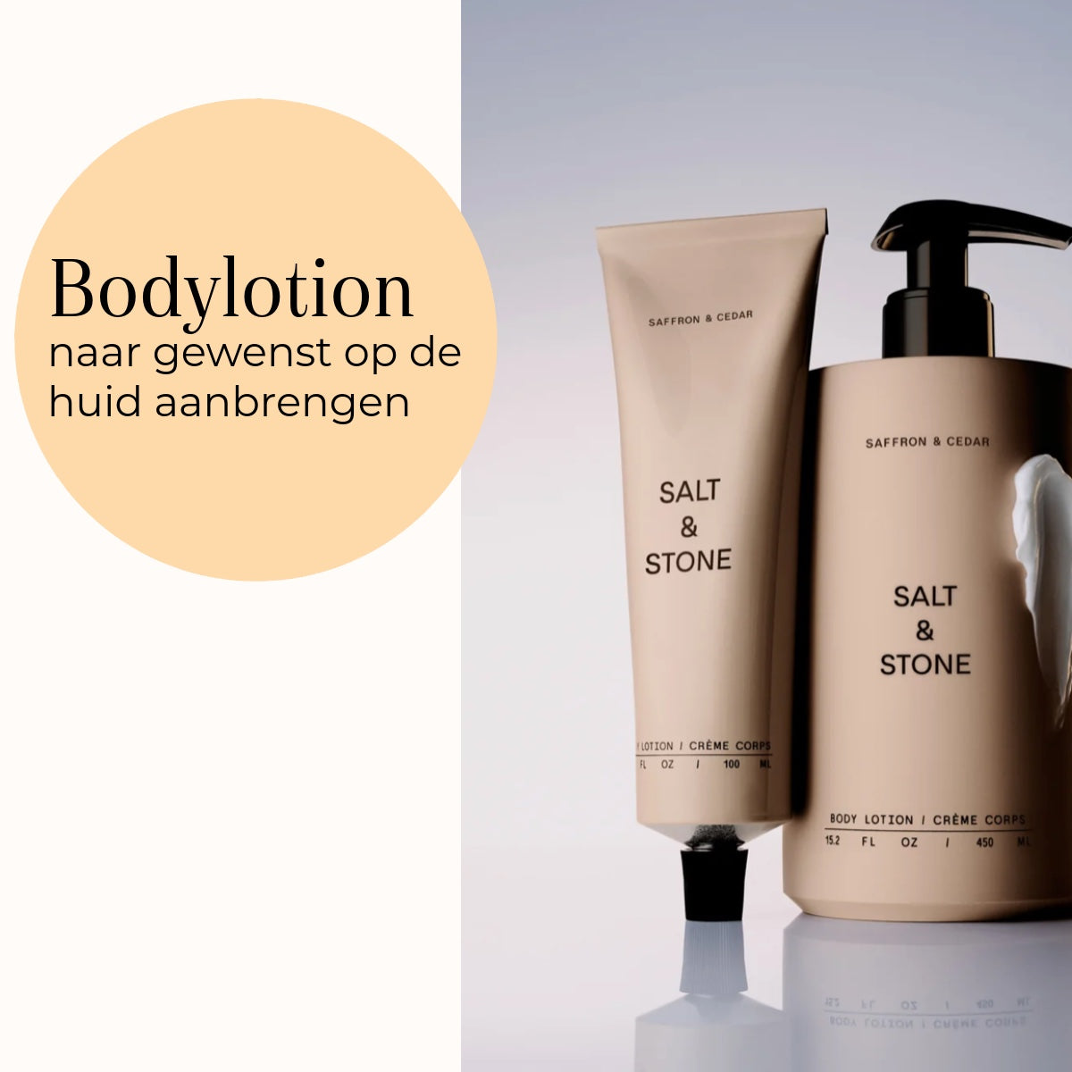 Body Lotion - Saffron & Cedar gebruik