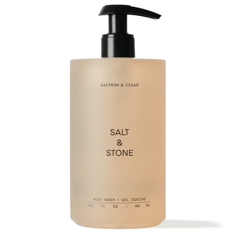 Salt & Stone Body Wash Saffron & Cedar 450ml