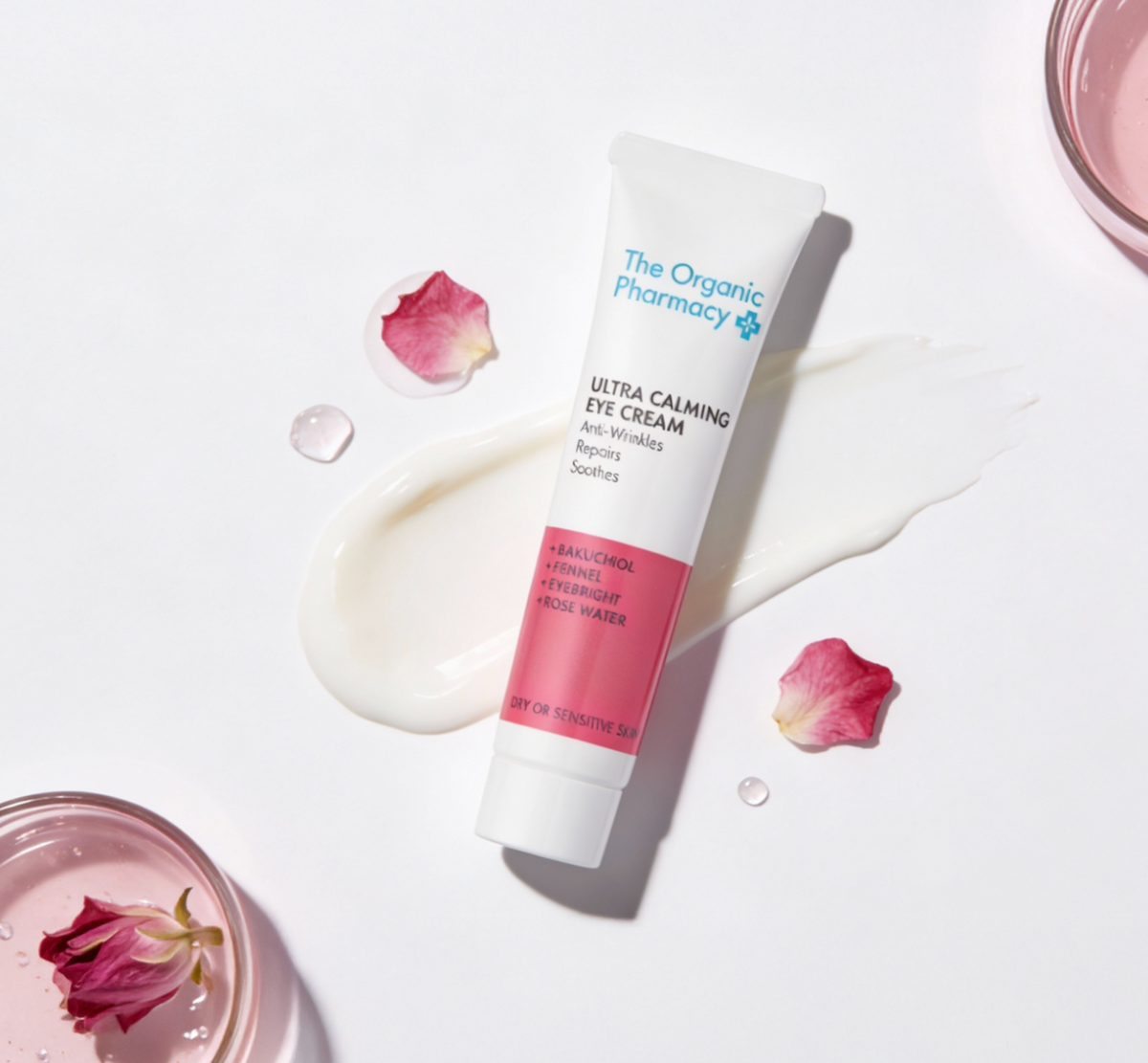 The Organic Pharmacy Ultra Calming Eye Cream. sfeer