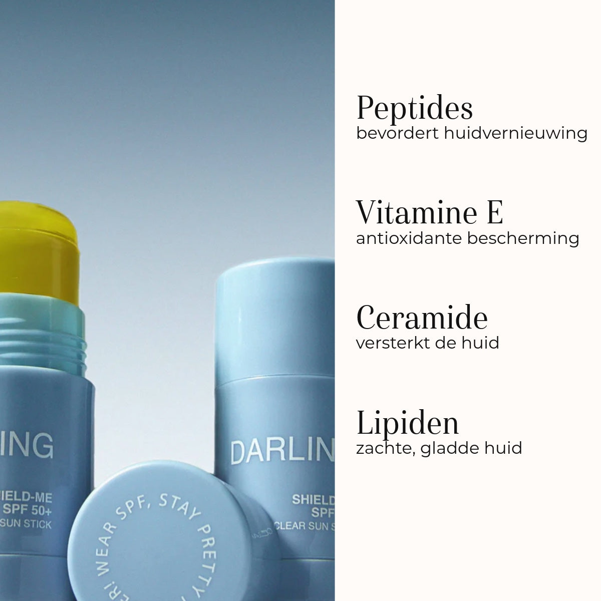 Shield-Me SPF 50 Clear Sun Stick 17gr ingredienten 