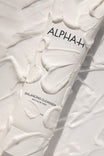Alpha-H Balancing Cleanser tube in de textuur