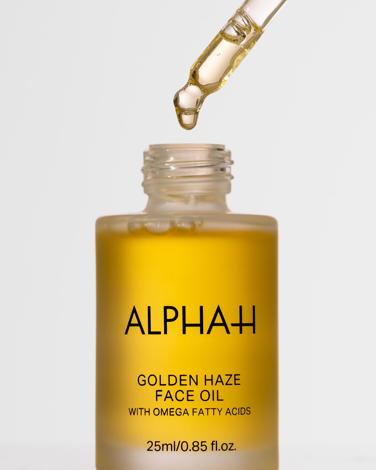 Alpha-H Golden Haze Face Oil flacon met pipet