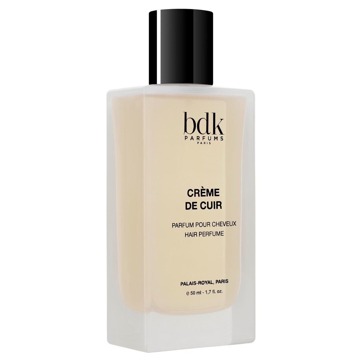 BDK Parfums Hair Perfume Creme de Cuir flacon schuin vooraanzicht