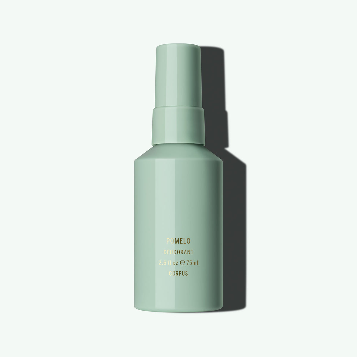 Corpus Naturals Deodorant Spray Pomelo flacon op mintgroen
