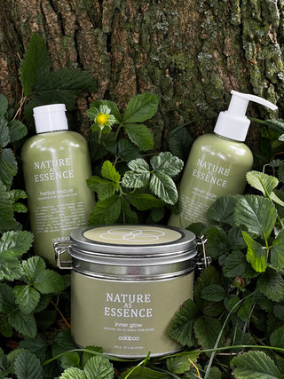 Oolaboo Nature As Essence Velvet Sage Conditioner met Herbal Rescue en Inner Glow thee