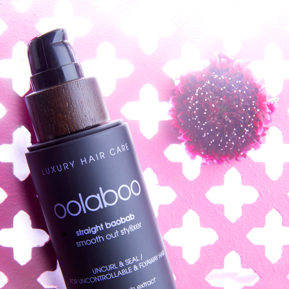 Oolaboo Straight Baobab Stylixer op roze patroon