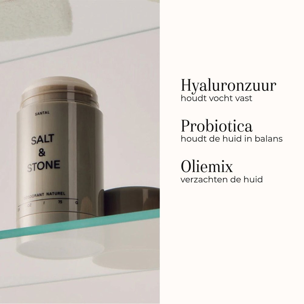 Salt & Stone Deodorant Santal & Vetiver 75gr ingrediënten
