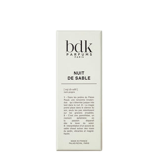 BDK Parfums Nuit De Sable - Eau de Parfum verpakking 